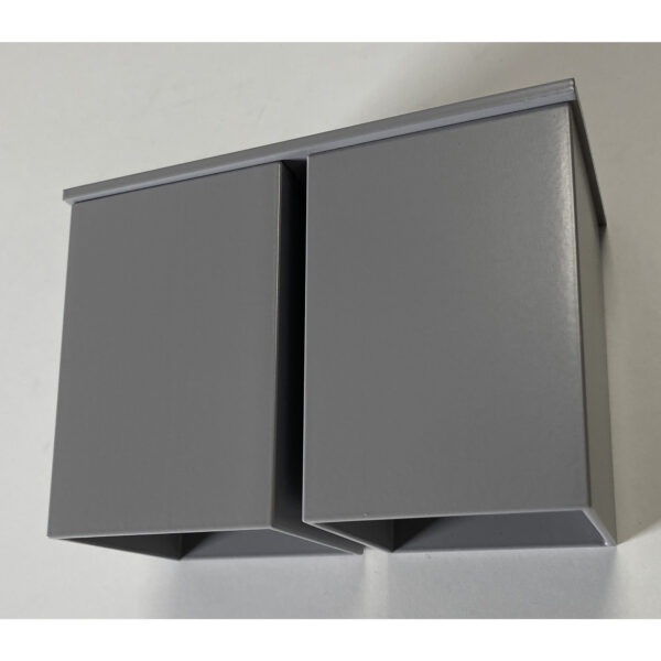 Lampa sufitowa nowoczesna Antigo TODA – szara, GU10 – 1104/GU10/SZ