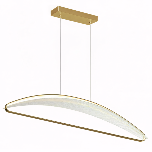 LAMPA SUFITOWA WISZĄCA LED G124-CP Złota