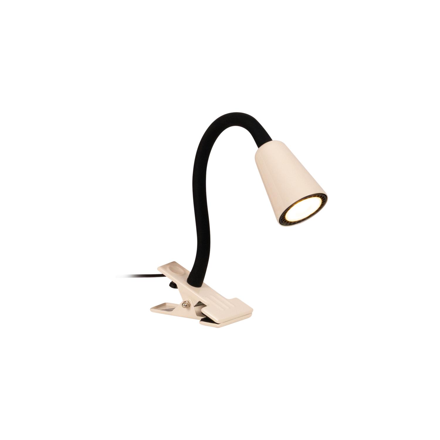 Lampa zaciskowa nowoczesna Lucide JASPER — kremowa, GU10 — 65206/11/38