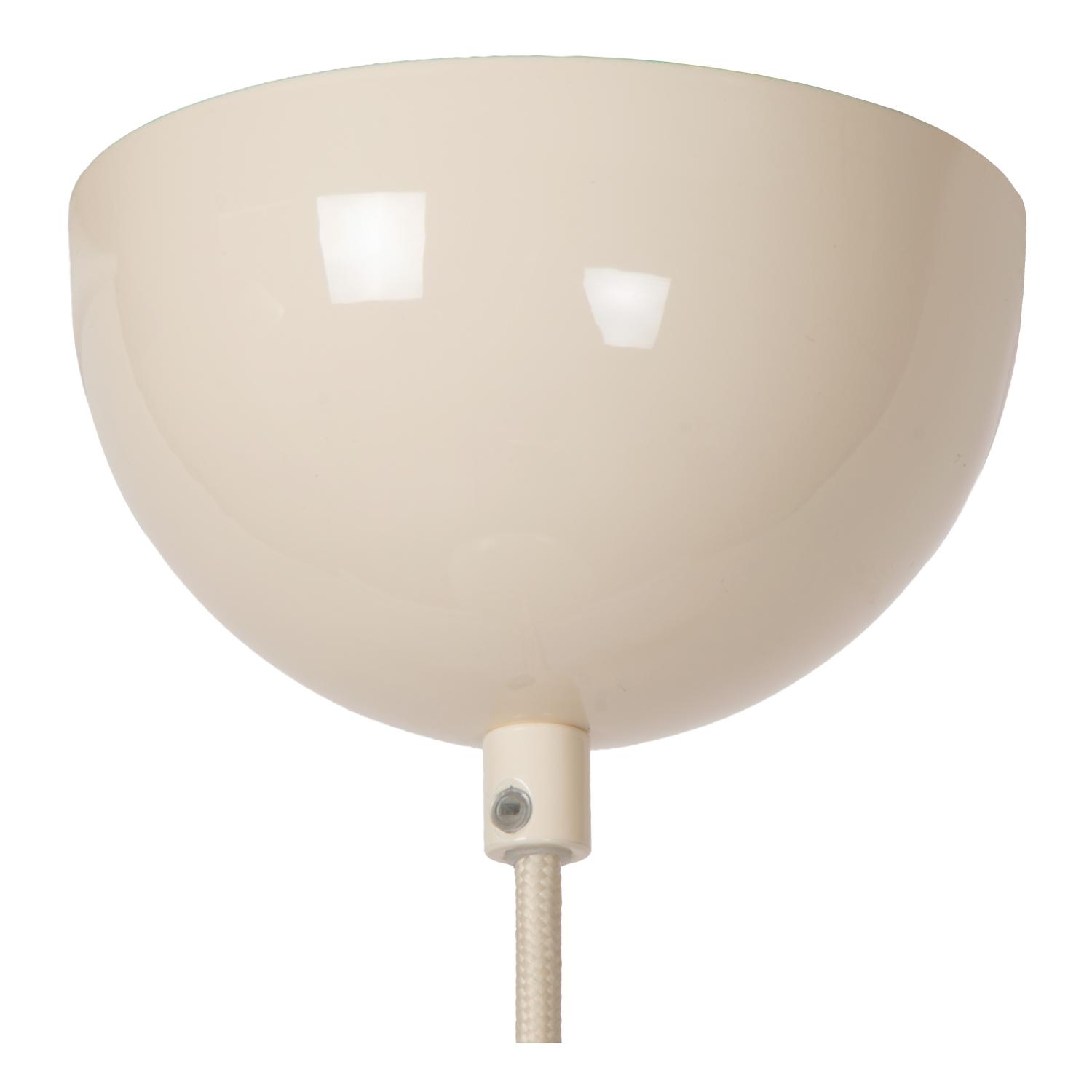Lampa wisząca rustykalna Lucide YOUNES — kremowa, E27, Ø 40 cm — 65404/40/38 - obrazek 5