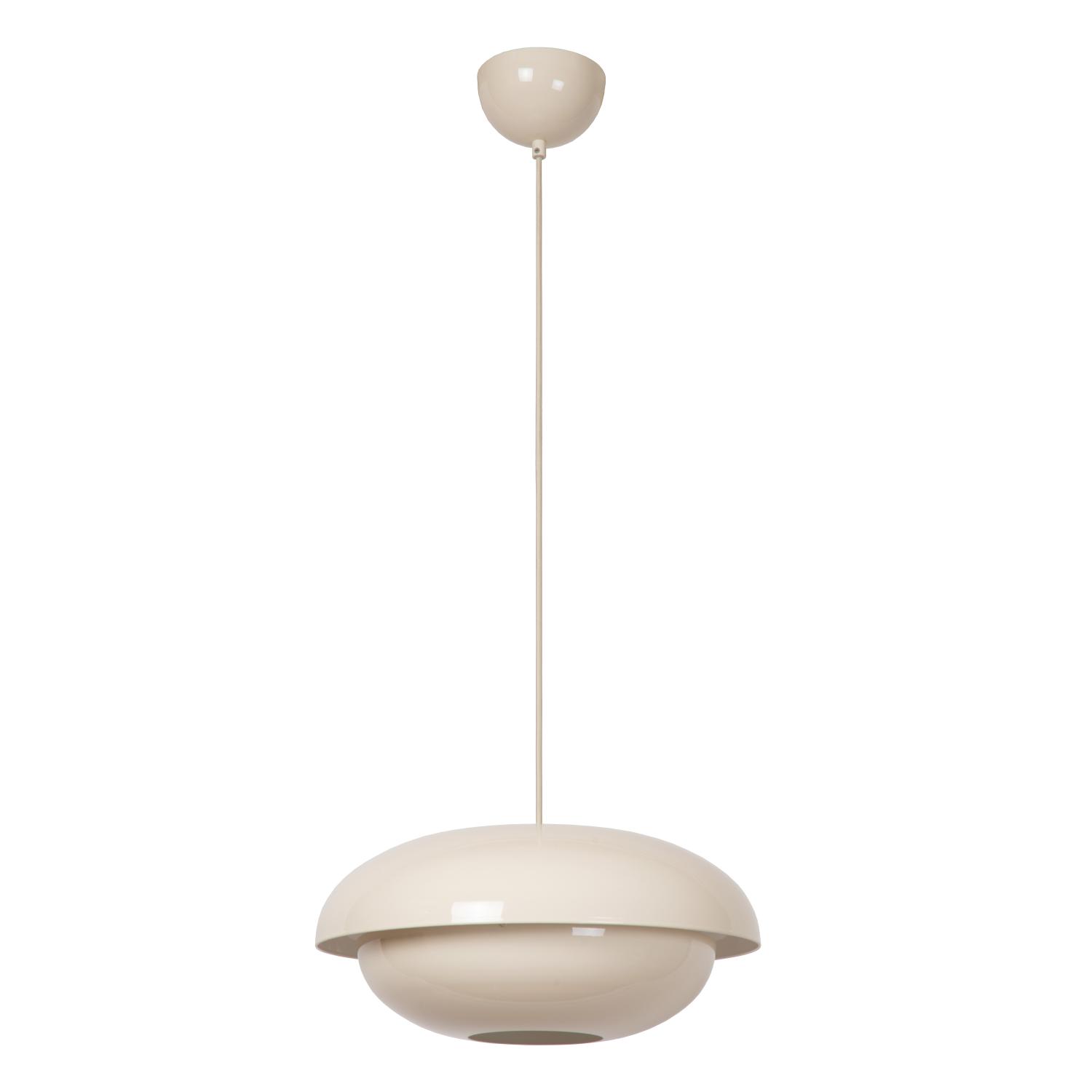 Lampa wisząca rustykalna Lucide YOUNES — kremowa, E27, Ø 40 cm — 65404/40/38 - obrazek 2