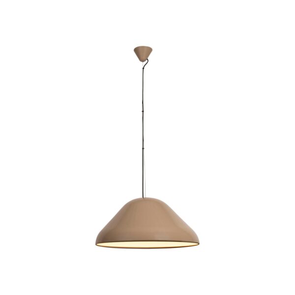 Lampa wisząca rustykalna Lucide ANDRES — taupe, E27, Ø 56 cm — 65405/56/41