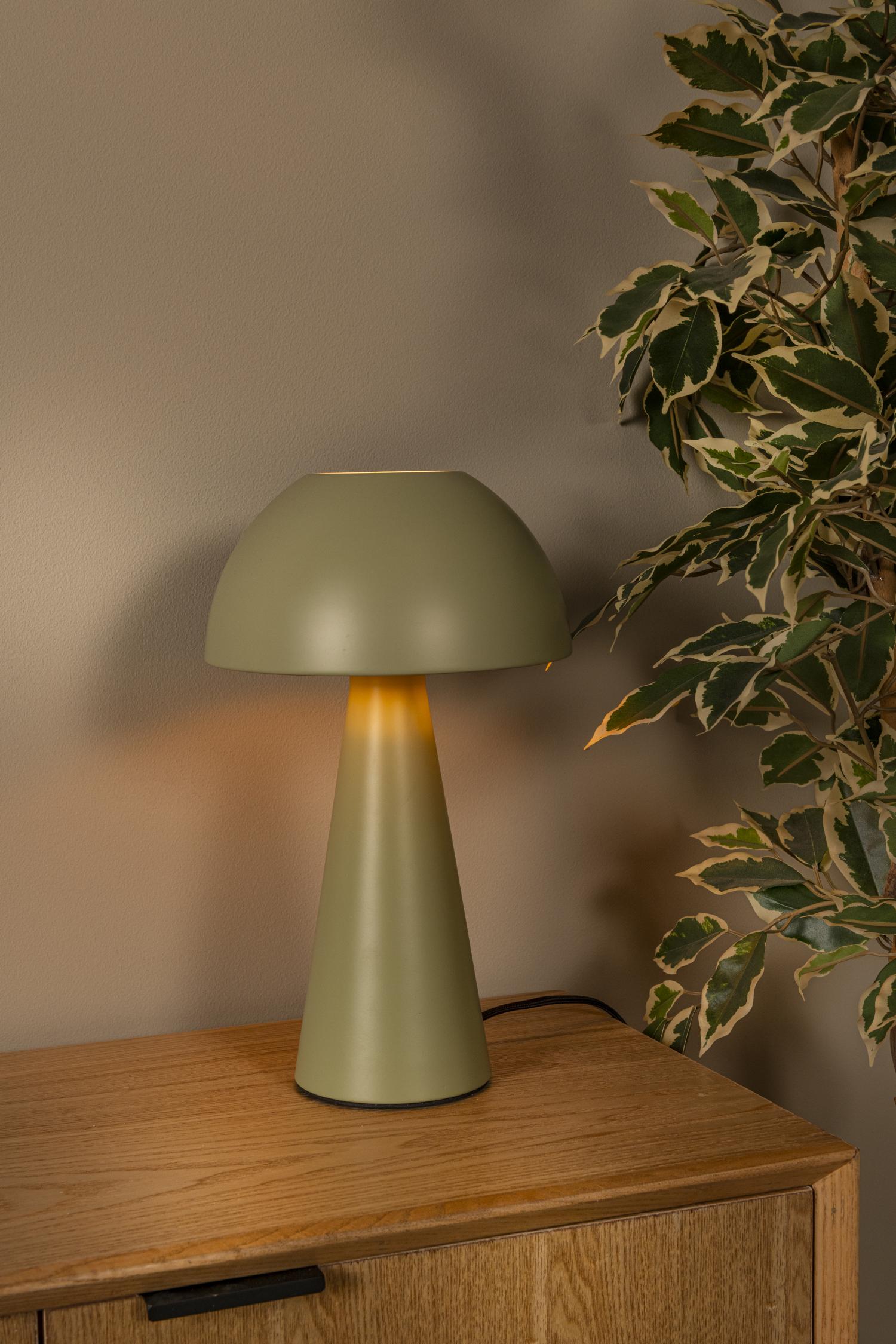 Lampa stołowa nowoczesna Lucide JORGO — zielona, E27, Ø 20 cm — 65500/01/33 - obrazek 4