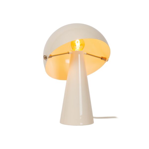 Lampa stołowa rustykalna Lucide BARONE — kremowa, E27, Ø 23 cm — 65502/33/38