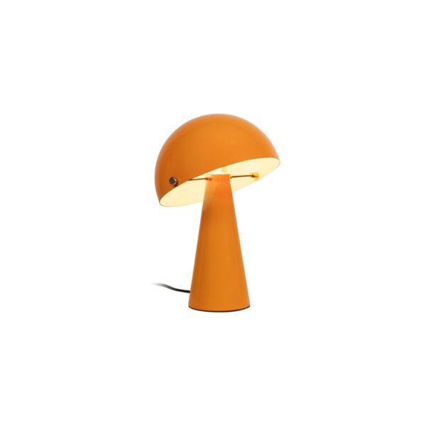 Lampa stołowa rustykalna Lucide BARONE — pomarańczowa, E27, Ø 23 cm — 65502/33/53