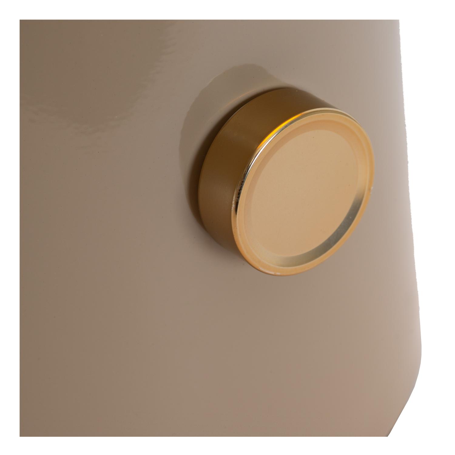 Lampa stołowa rustykalna Lucide BARONE — taupe, E27, Ø 38 cm — 65502/52/41 - obrazek 7