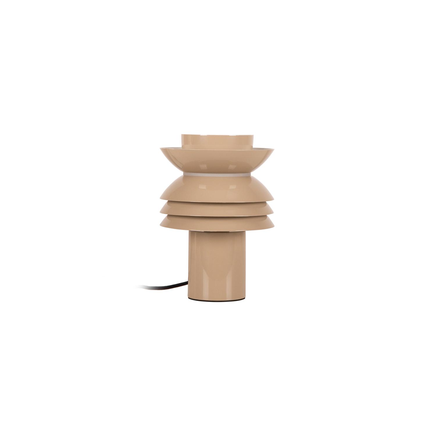 Lampa stołowa rustykalna Lucide YINDRA — taupe, E27, Ø 17.5 cm — 65503/01/41 - obrazek 2