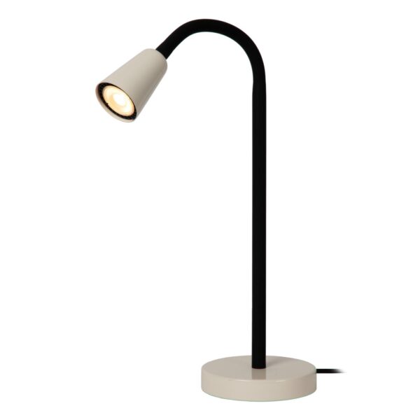 Lampa stołowa nowoczesna Lucide JASPER — kremowa, GU10 — 65506/01/38