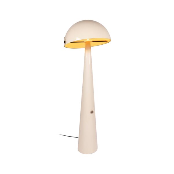 Lampa podłogowa rustykalna Lucide BARONE — kremowa, E27, Ø 52.6 cm — 65702/01/38