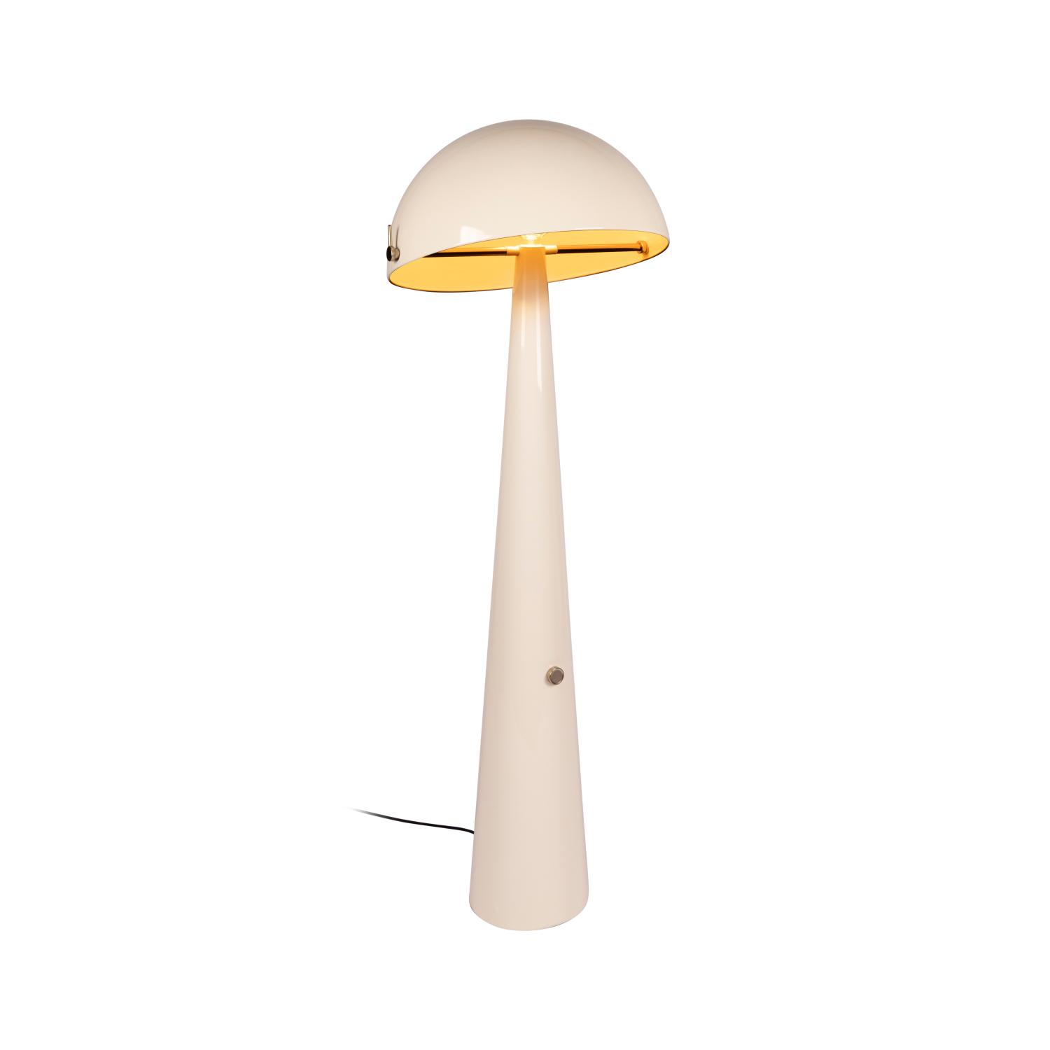 Lampa podłogowa rustykalna Lucide BARONE — kremowa, E27, Ø 52.6 cm — 65702/01/38