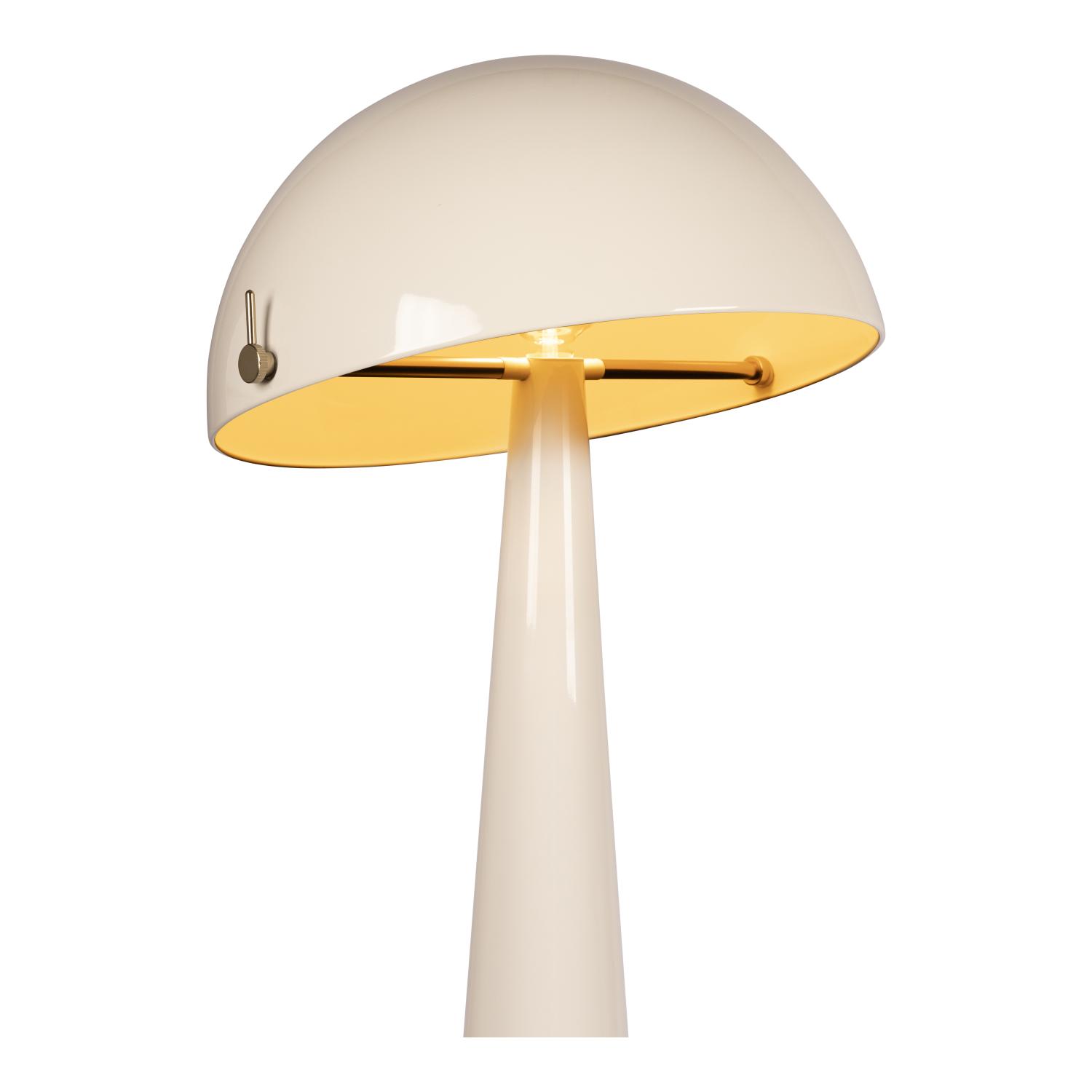 Lampa podłogowa rustykalna Lucide BARONE — kremowa, E27, Ø 52.6 cm — 65702/01/38 - obrazek 3