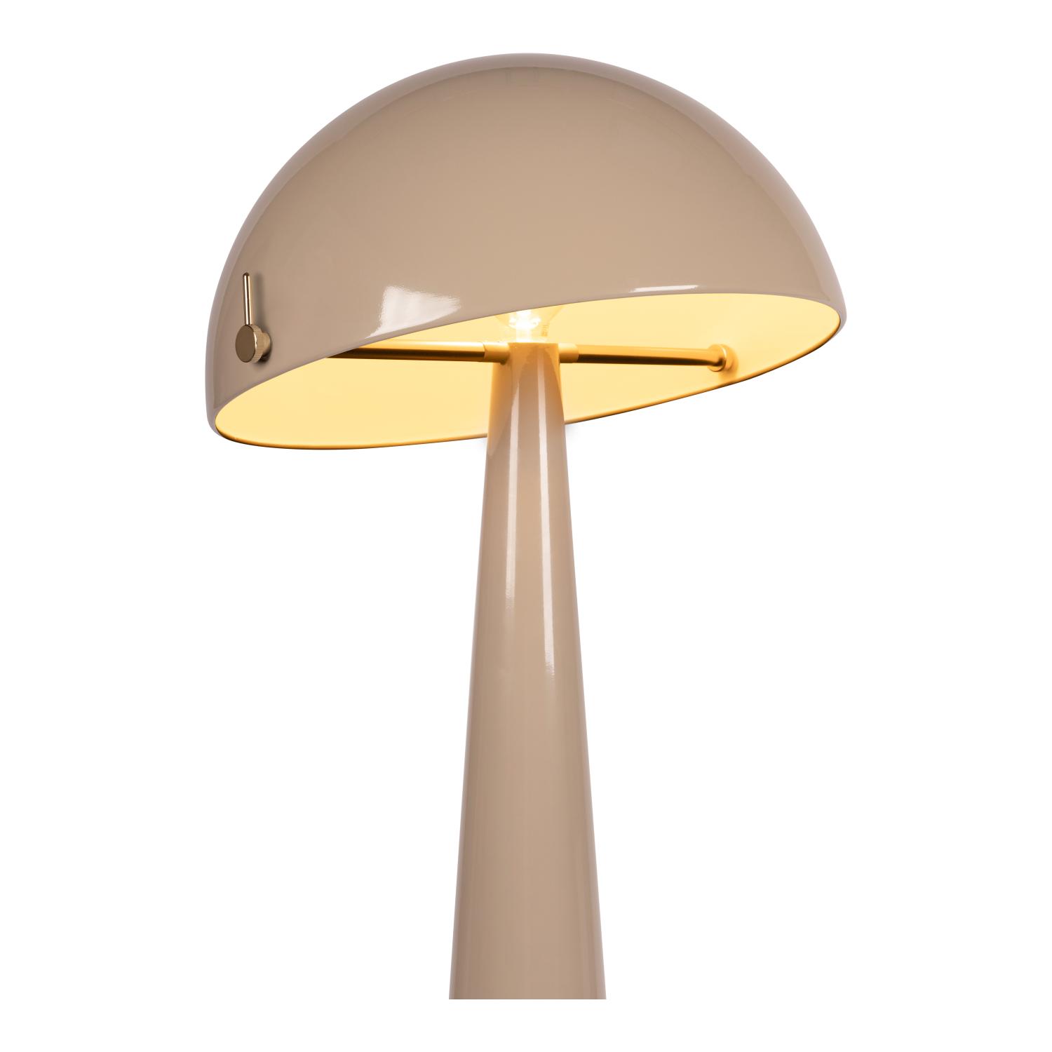 Lampa podłogowa rustykalna Lucide BARONE — taupe, E27, Ø 52.6 cm — 65702/01/41 - obrazek 3