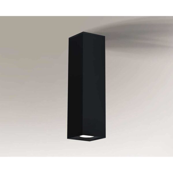 Lampa sufitowa nowoczesna Antigo KOBE – czarna, 1 × GU10 – 1173