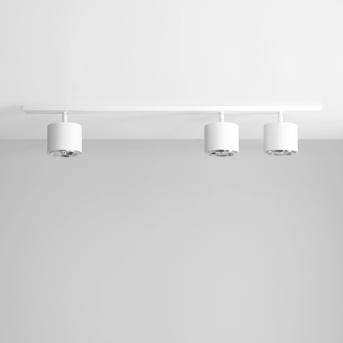 Plafon minimalistyczny Aldex BOT 3 1046PL_E biały 3×GU10 - obrazek 2