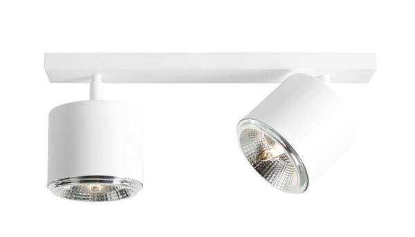 Plafon minimalistyczny Aldex BOT 2 1046PL_H biały 2×GU10