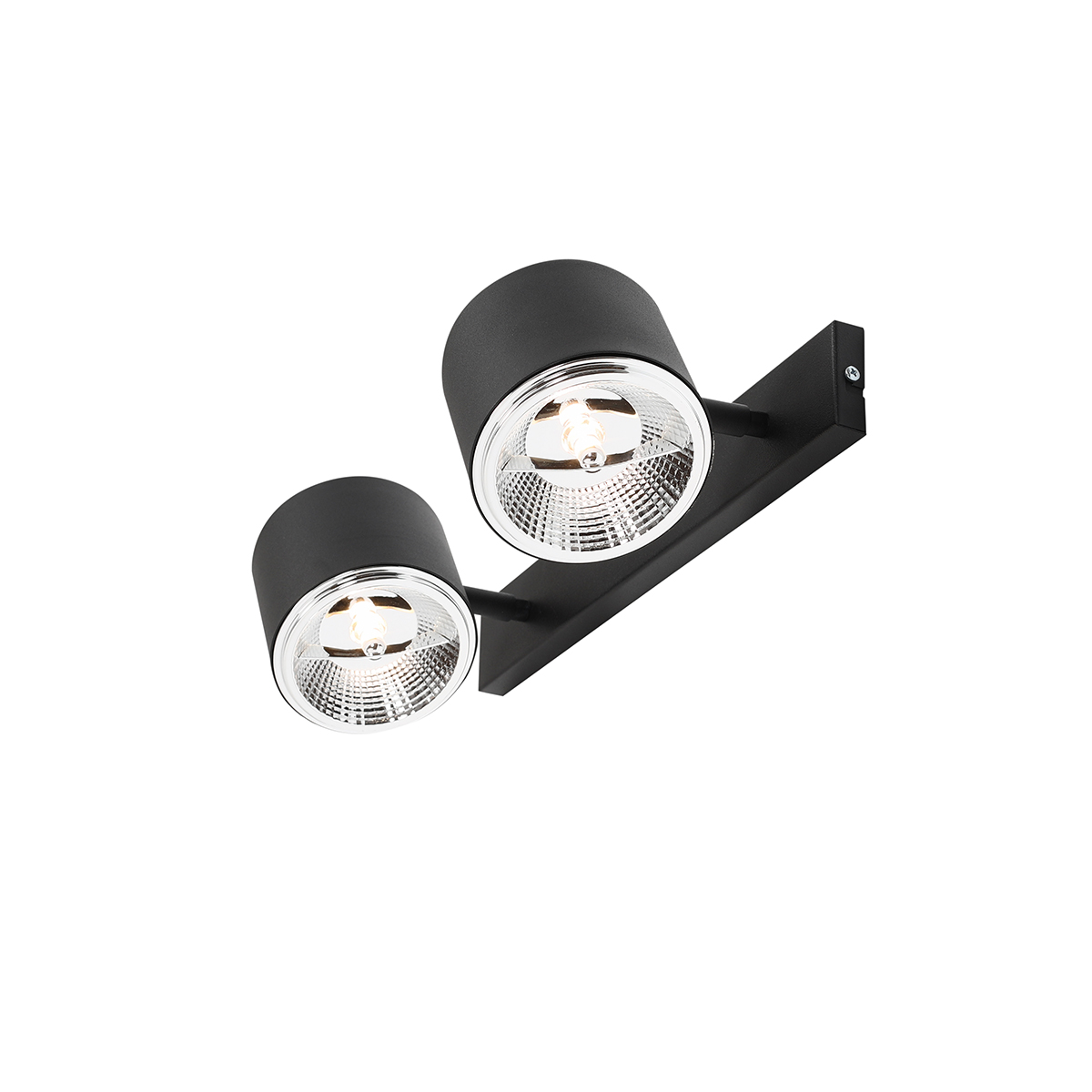 Kinkiet minimalistyczny Aldex BOT 2 1047D czarny 2×GU10