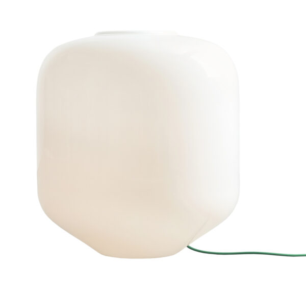Lampa podłogowa minimalistyczna Aldex FLASK XL 8500B32_XL biała / szałwiowa 1×E27