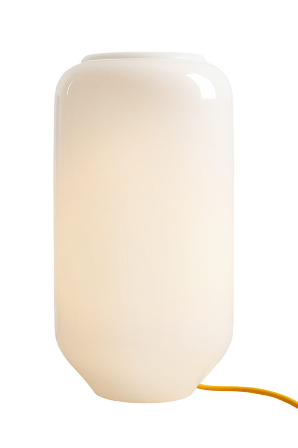 Lampa stołowa minimalistyczna Aldex FLASK M 8500B21_M biała / żółta 1×E27
