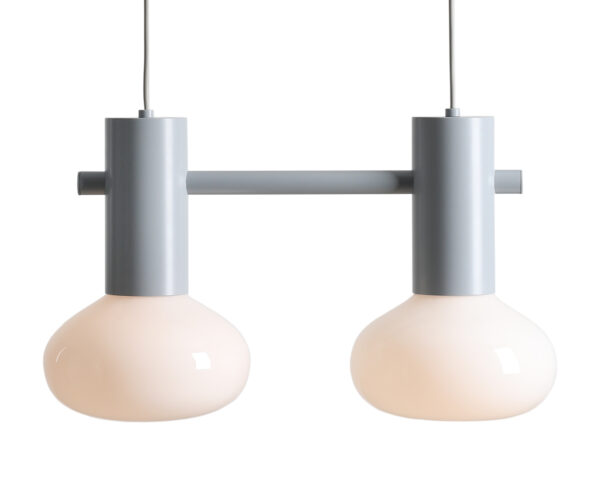 Lampa wisząca nowoczesna Aldex FLO 2 S 7000H22_S szara 2×E14
