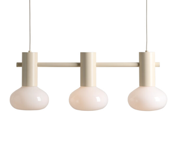 Lampa wisząca nowoczesna Aldex FLO 3 S 7000E9_S kremowa 3×E14