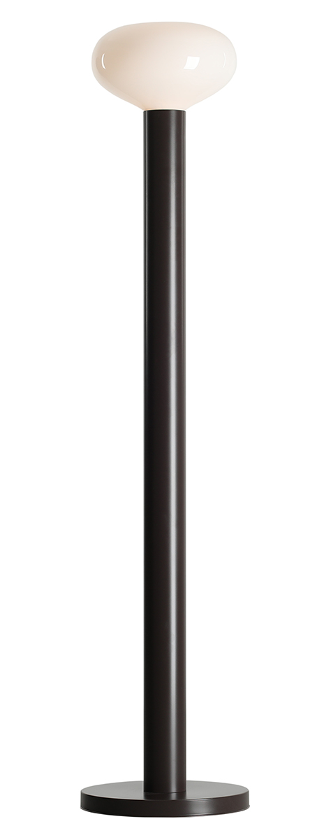 Lampa podłogowa nowoczesna Aldex FLO M 7000A28_M brązowa mokka 1×E14