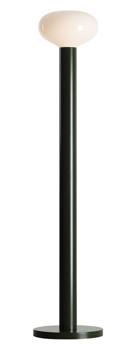 Lampa podłogowa nowoczesna Aldex FLO M 7000A26_M zielona 1×E14