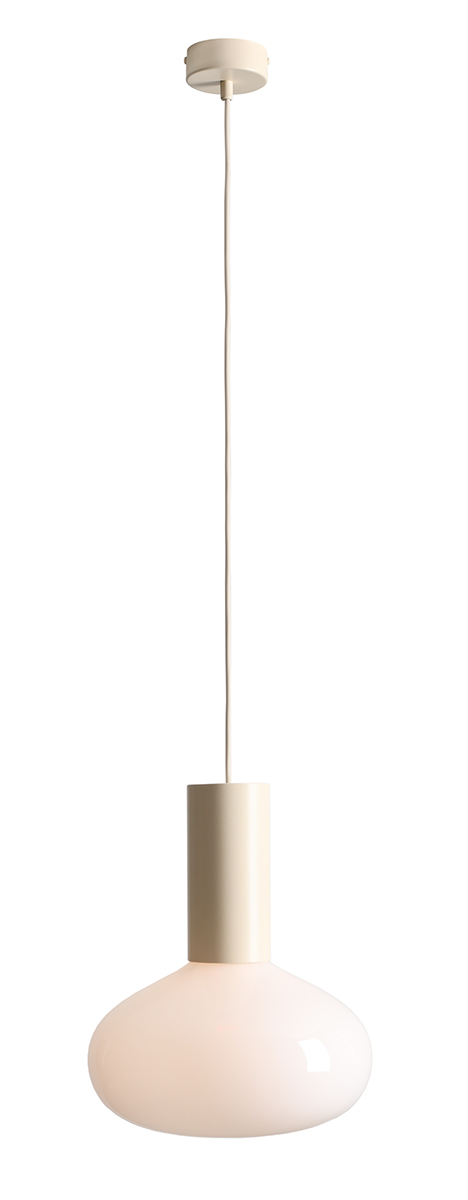 Lampa wisząca nowoczesna Aldex FLO M 7000G9_M kremowa 1×E14