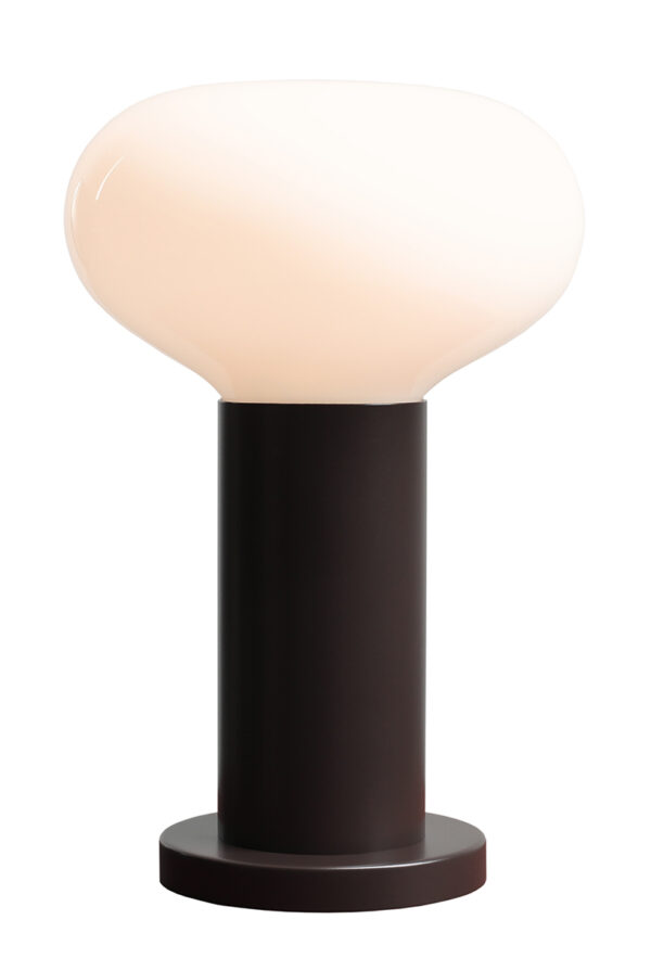 Lampa stołowa nowoczesna Aldex FLO S 7000B28_S brązowa mokka 1×E14
