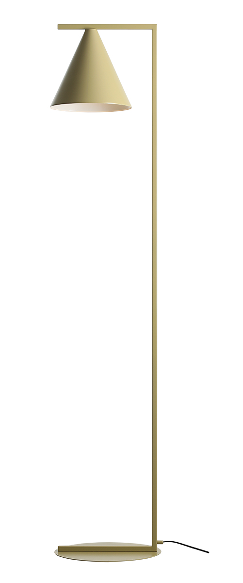 Lampa podłogowa minimalistyczna Aldex FORM 1108A12 pistacjowa 1×E27