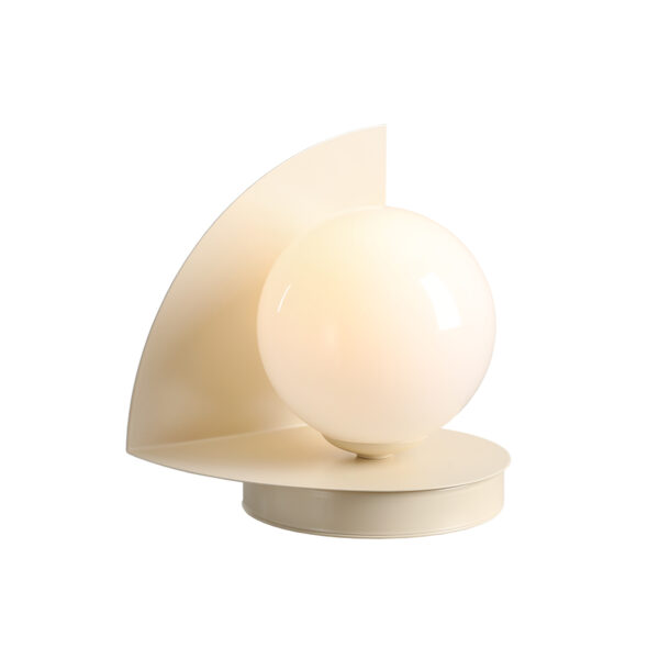 Lampa stołowa nowoczesna Aldex LOOP 1125B9 kremowa 1×E14