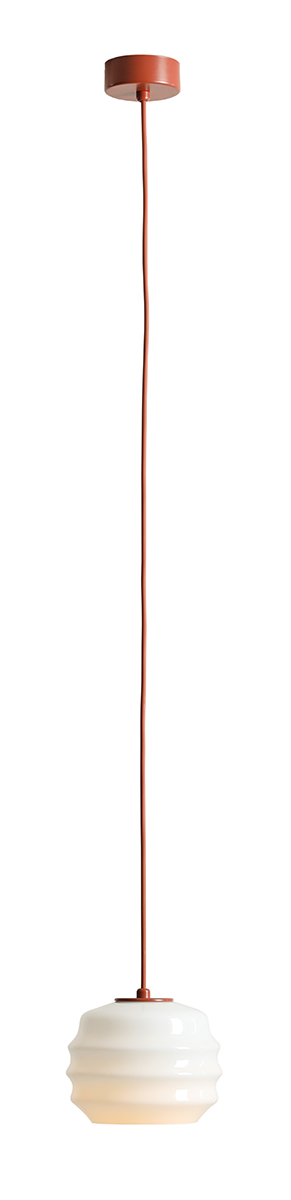 Lampa wisząca nowoczesna Aldex PUFF 1159G24 ceglana 1×E27