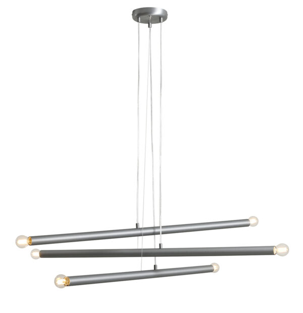 Lampa wisząca minimalistyczna Aldex TUBO 6 1072K5 stalowa 6×E14