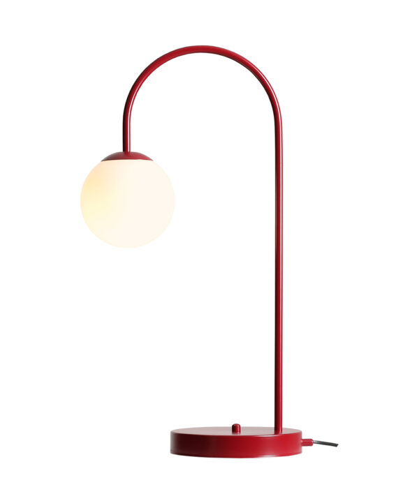 Lampa stołowa minimalistyczna Aldex UNA 1116B15 bordowa 1×E14