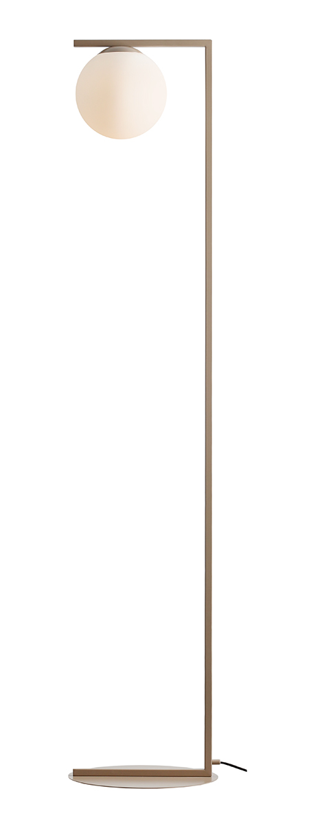 Lampa podłogowa w stylu art déco Aldex ZAC 1038A17_1 beżowa 1×E27