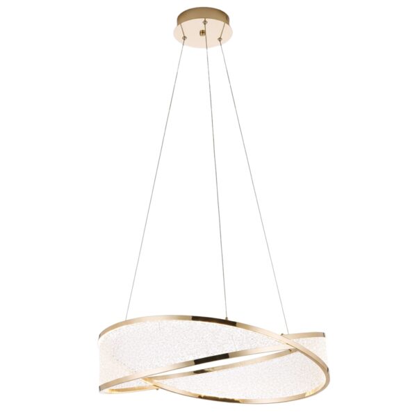 LAMPA SUFITOWA WISZĄCA G136-CP 50cm Złota