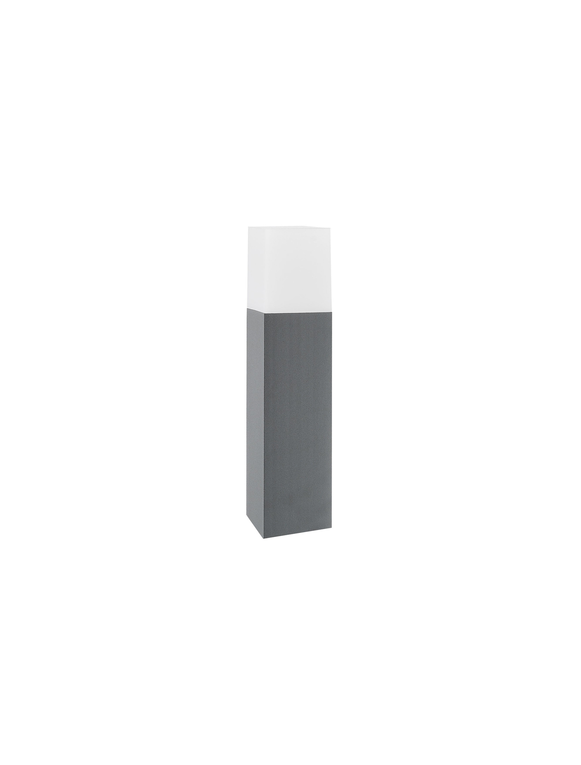 Słupek ogrodowy minimalistyczny Luces Exclusivas PAMPLONA, szary, 1 × E27, wys. 25 cm – LE71349 - obrazek 2