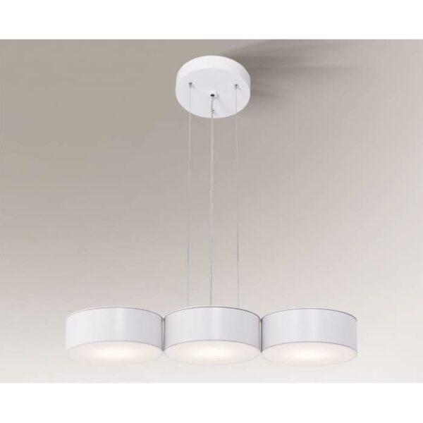 Lampa wisząca nowoczesna Antigo ZAMA – biała, LED, 3000 K – 7534