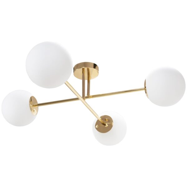 Lampa Sufitowa APP1248-4CP Złota