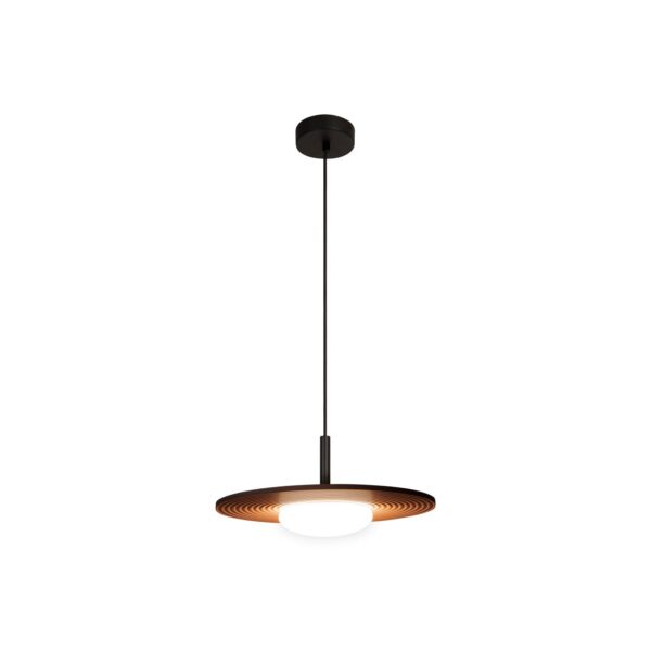 Lampa wisząca nowoczesna Lucide CARMINO — terakotowa, LED 8 W, Ø 38.7 cm — 77492/07/55