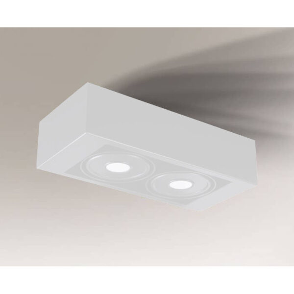 Lampa sufitowa Antigo UTO IL 2 – biała, LED, 3000 K – 7196