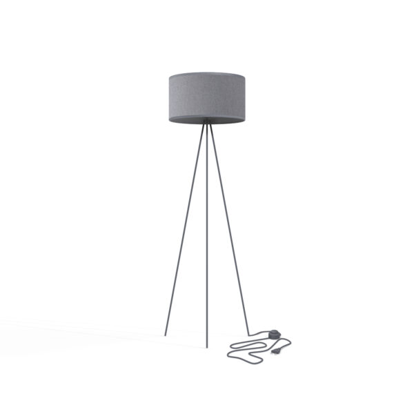 Lampa podłogowa nowoczesna CADILAC 7992, szaro-czarna, 1×E27 – Nowodvorski Lighting