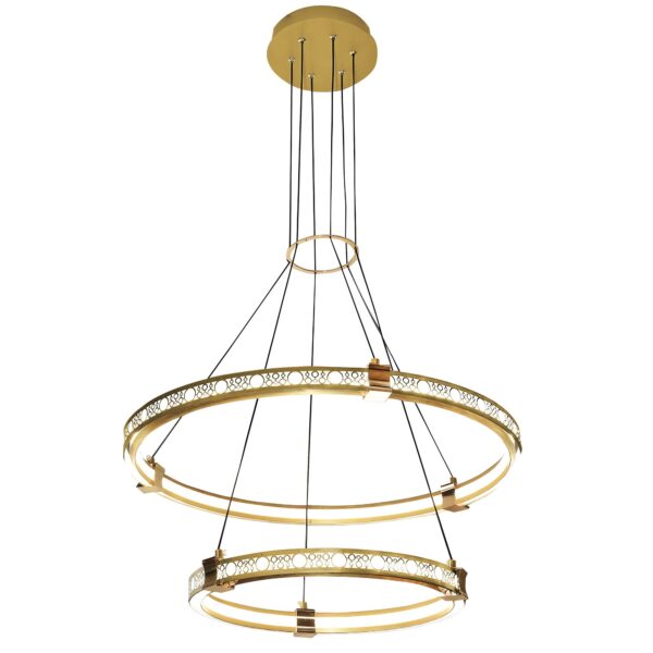 LAMPA WISZĄCA LED LHJ037-CP2 ZŁOTA