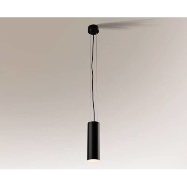 Lampa wisząca nowoczesna Antigo SUWA – czarna, 1 × GX53 – 5548