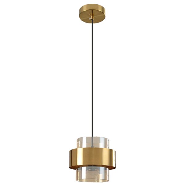 Lampa Wisząca APP1236-1CP Złota