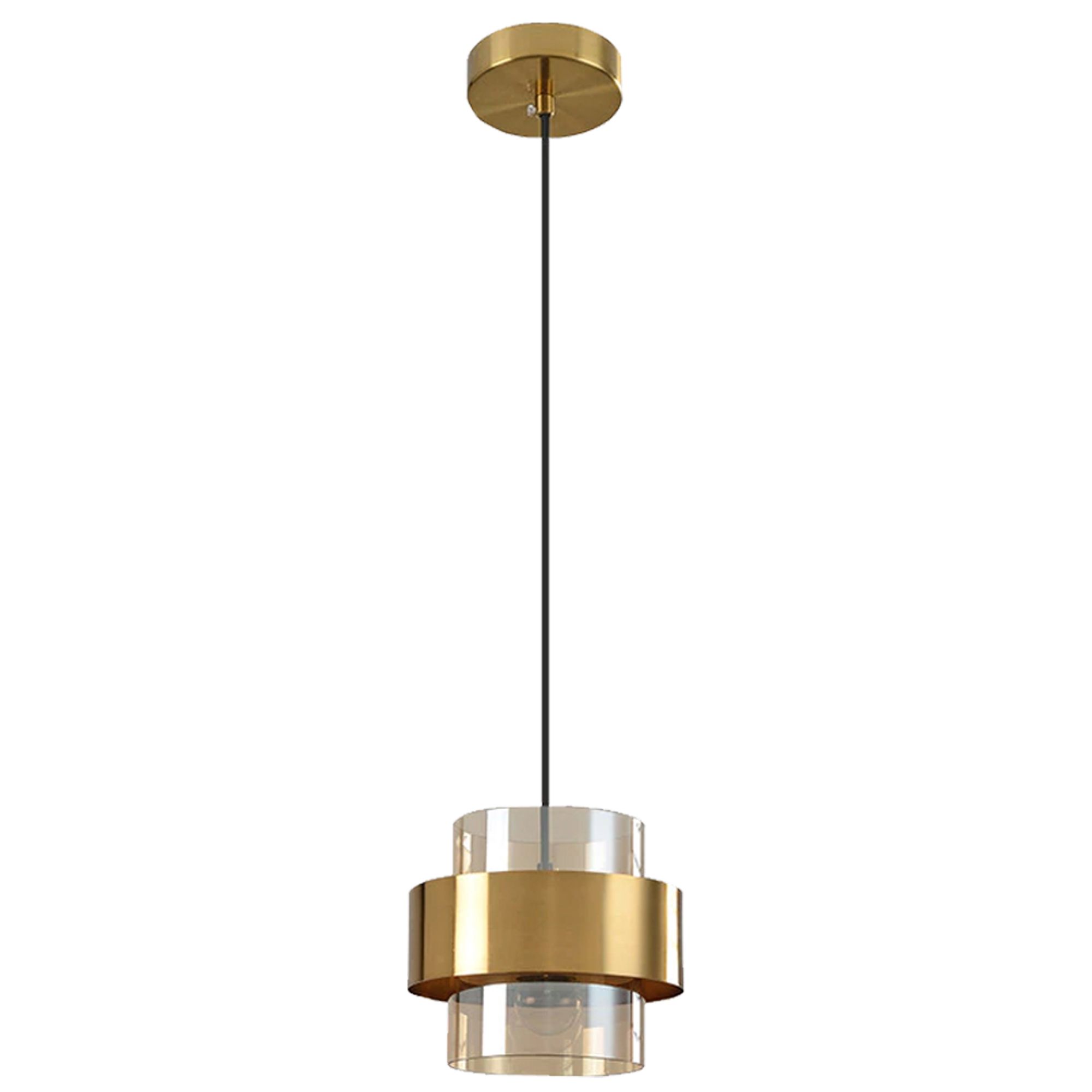 Lampa Wisząca APP1236-1CP Złota