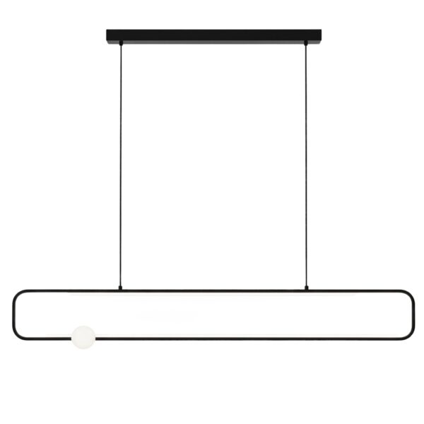LAMPA SUFITOWA WISZĄCA LED G123-CP CZARNA