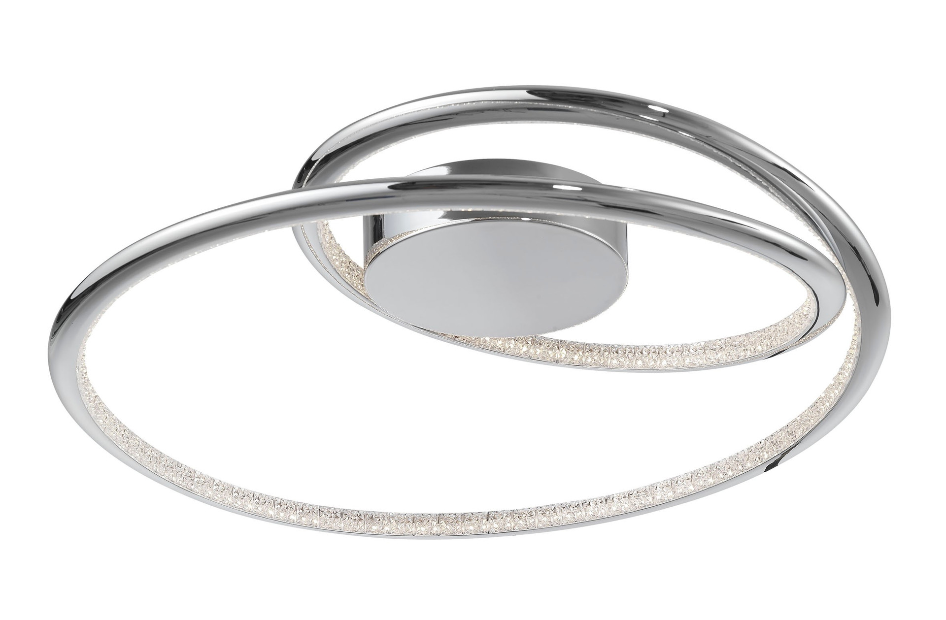 Plafon nowoczesny Luces Exclusivas MIJAS, chrom, LED 27 W 3000 K, Ø 49,5 cm – LE41687 - obrazek 2