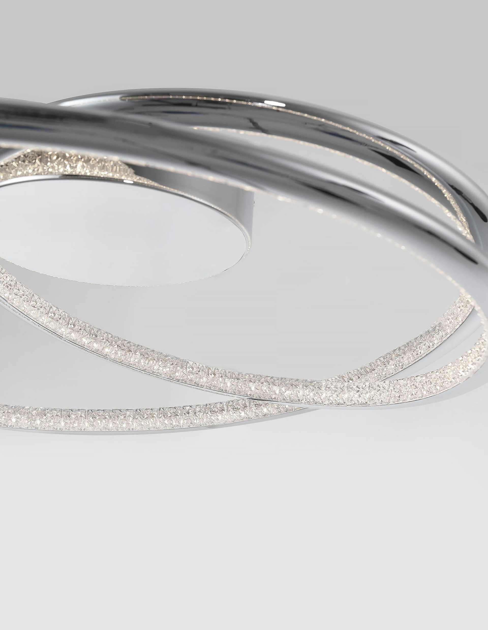 Plafon nowoczesny Luces Exclusivas MIJAS, chrom, LED 27 W 3000 K, Ø 49,5 cm – LE41687 - obrazek 3