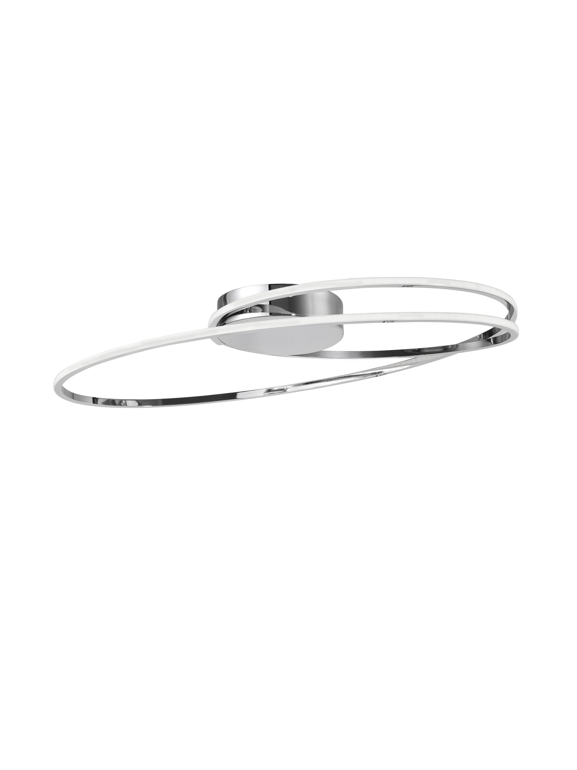 Plafon nowoczesny Luces Exclusivas LANUS, chrom, LED 28 W 3000 K, Ø 60 cm – LE41662 - obrazek 2