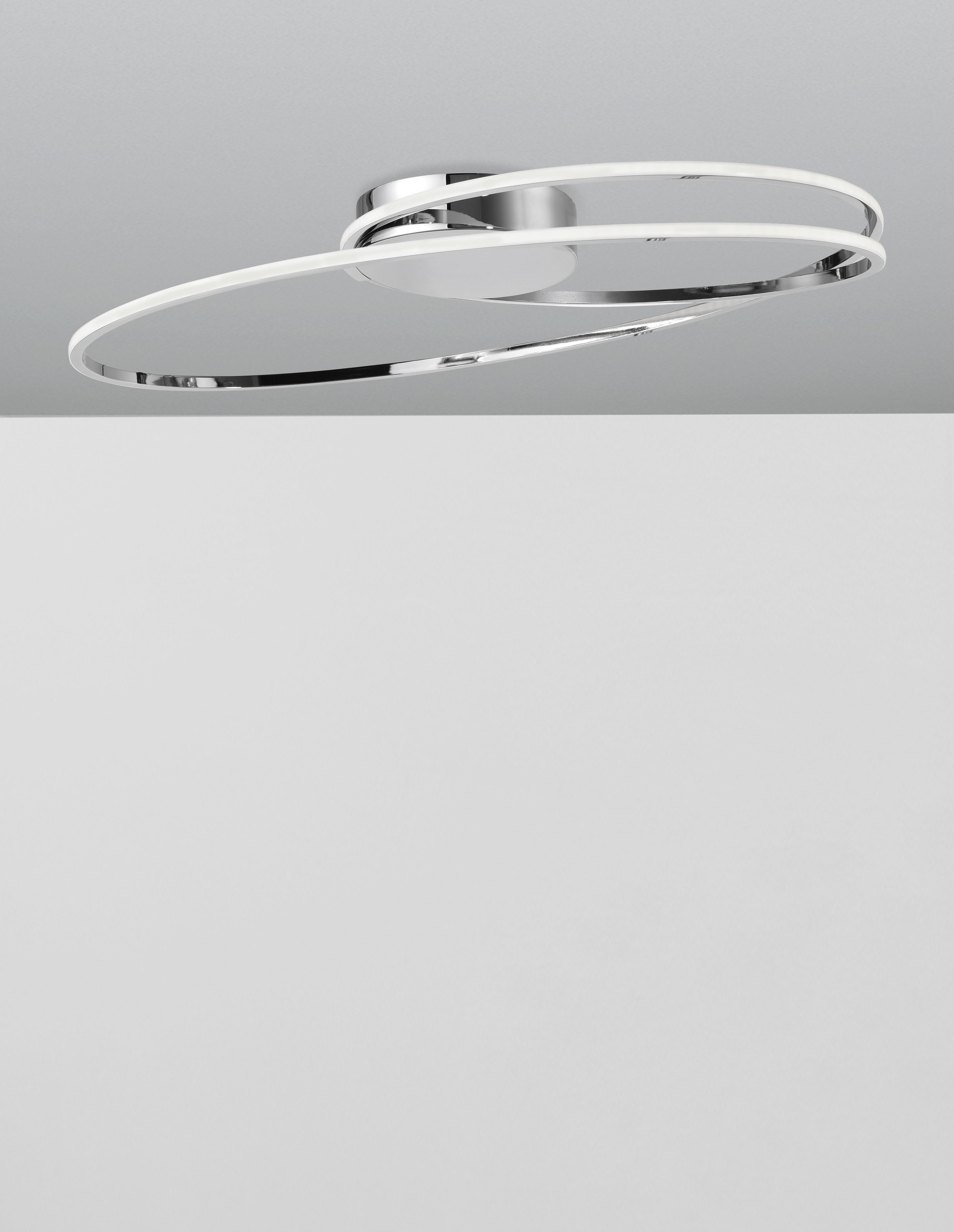 Plafon nowoczesny Luces Exclusivas LANUS, chrom, LED 28 W 3000 K, Ø 60 cm – LE41662 - obrazek 3